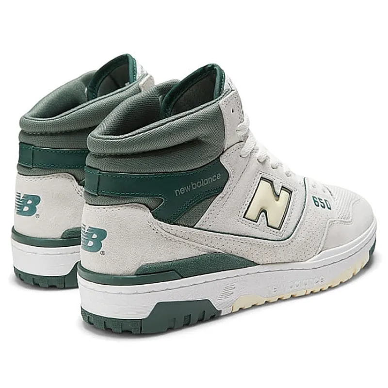 NEW BALANCE - Collezione Donna New Balance - Sneakers Unisex Bb650Rvg - Bianco Verde<Collezione Scarpe Donna Sneakers