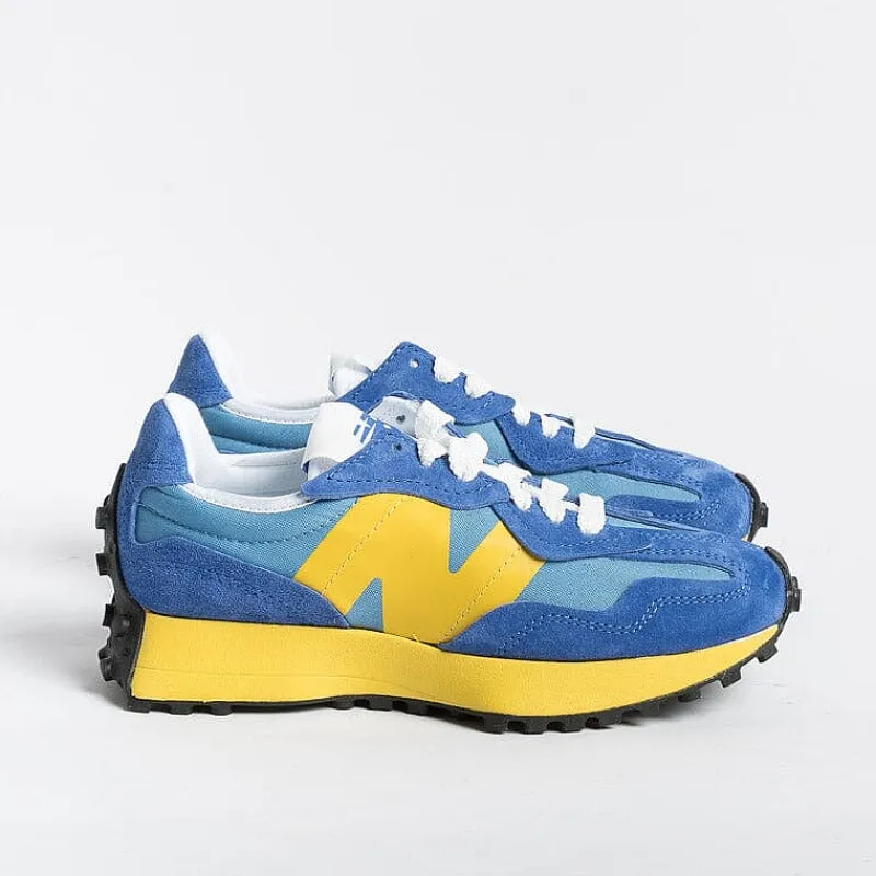 NEW BALANCE - Collezione Donna New Balance - Sneakers Us327Weh Giallo Blu<Collezione Scarpe Donna Sneakers