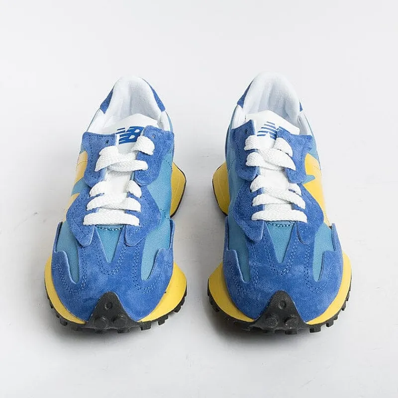 NEW BALANCE - Collezione Donna New Balance - Sneakers Us327Weh Giallo Blu<Collezione Scarpe Donna Sneakers