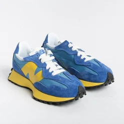 NEW BALANCE - Collezione Donna New Balance - Sneakers Us327Weh Giallo Blu<Collezione Scarpe Donna Sneakers