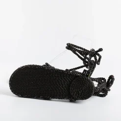 NOMADIC STATE OF MIND - Sandali Bassi - Romano Nero Disco<Collezione Scarpe Donna Sandali Bassi