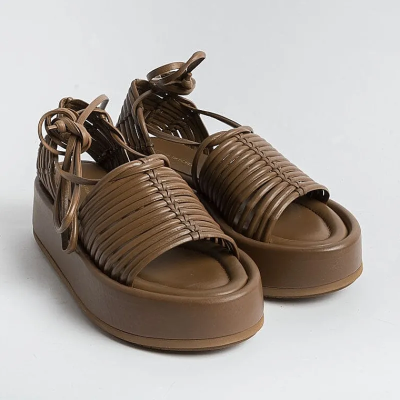 PALOMA BARCELO - Sandali Con Tacco - Danae - 8623121- Cuoio<Collezione Scarpe Donna Sandali Con Tacco