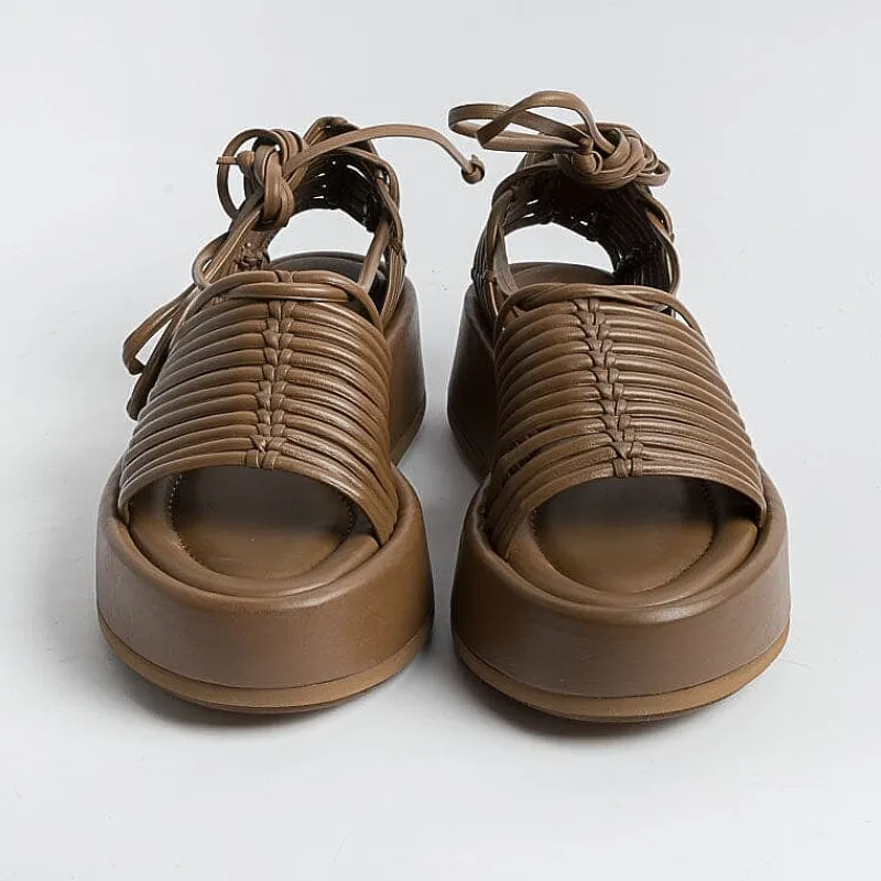 PALOMA BARCELO - Sandali Con Tacco - Danae - 8623121- Cuoio<Collezione Scarpe Donna Sandali Con Tacco