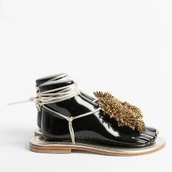 PAOLA FIORENZA - Sandali Bassi Infradito - Ss2346 Oro<Collezione Scarpe Donna Infradito