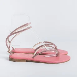 PAOLA FIORENZA - Sandali Bassi Infradito Fd03 - Rosa<Collezione Scarpe Donna Infradito