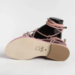 PAOLA FIORENZA - Sandali Bassi- Fd22 - Rosa<Collezione Scarpe Donna Sandali Bassi