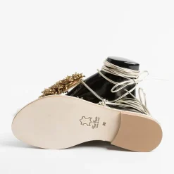PAOLA FIORENZA - Sandali Bassi Infradito - Ss2346 Oro<Collezione Scarpe Donna Sandali Bassi