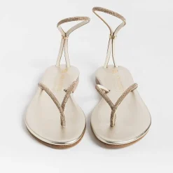 PAOLA FIORENZA - Sandali Bassi Infradito Fd03 - Ambra Platino<Collezione Scarpe Donna Infradito