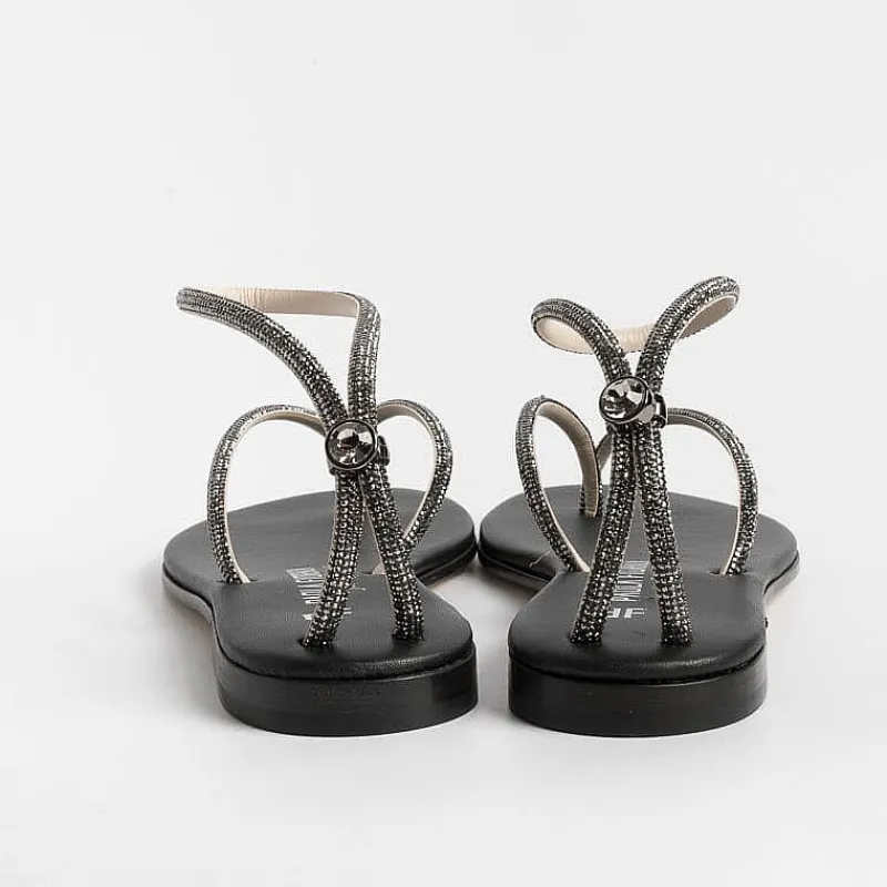 PAOLA FIORENZA - Sandali Bassi Infradito Fd03 - Nero<Collezione Scarpe Donna Infradito