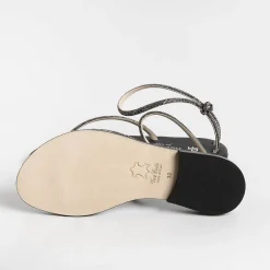 PAOLA FIORENZA - Sandali Bassi Infradito Fd03 - Nero<Collezione Scarpe Donna Infradito