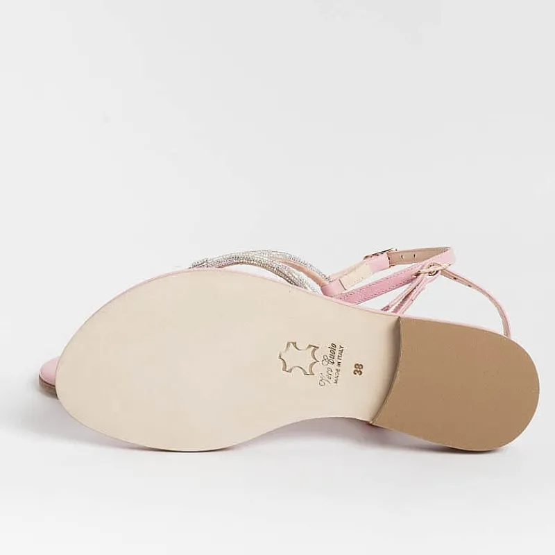PAOLA FIORENZA - Sandali Bassi Infradito - Ss2336 - Rosa<Collezione Scarpe Donna Sandali Bassi