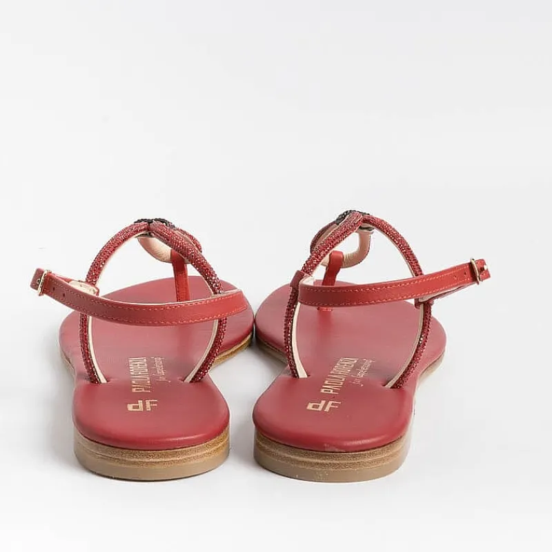 PAOLA FIORENZA - Sandali Bassi Infradito - Ss2336 - Rosso<Collezione Scarpe Donna Infradito