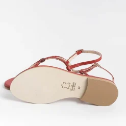 PAOLA FIORENZA - Sandali Bassi Infradito - Ss2336 - Rosso<Collezione Scarpe Donna Infradito