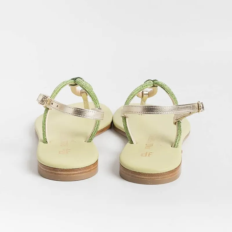PAOLA FIORENZA - Sandali Bassi Infradito - Ss2336 - Verde<Collezione Scarpe Donna Infradito