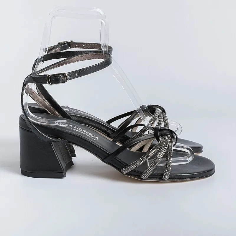 PAOLA FIORENZA - Sandali Con Tacco - Fd13 - Nero<Collezione Scarpe Donna Sandali Con Tacco