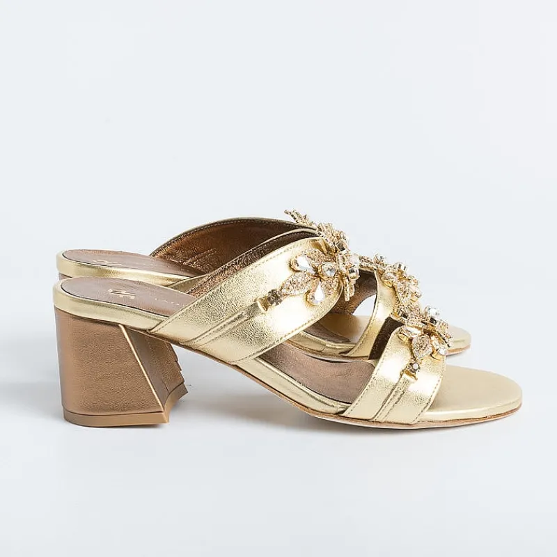 PAOLA FIORENZA - Sandali Con Tacco - Fb901 - Ambra<Collezione Scarpe Donna Sandali Con Tacco