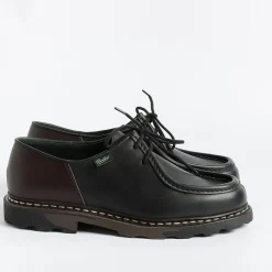 Paraboot - 216715 - Derby Michael Rework/Marche - Lis Noir/Cafe<Collezione Scarpe Uomo Allacciate