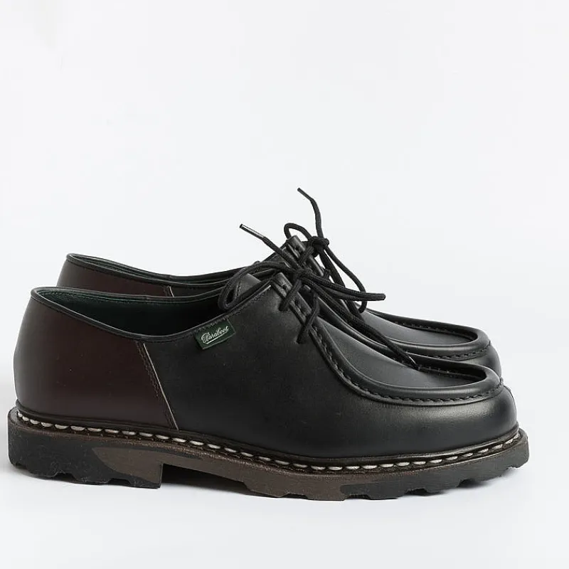 Paraboot - 216715 - Derby Michael Rework/Marche - Lis Noir/Cafe<Collezione Scarpe Uomo Allacciate