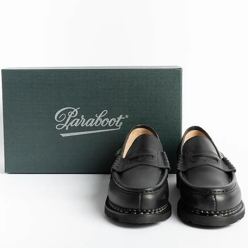 Paraboot - 150115 - Mocassino - Orsay Griff - Lis Noir<Collezione Scarpe Donna Mocassini