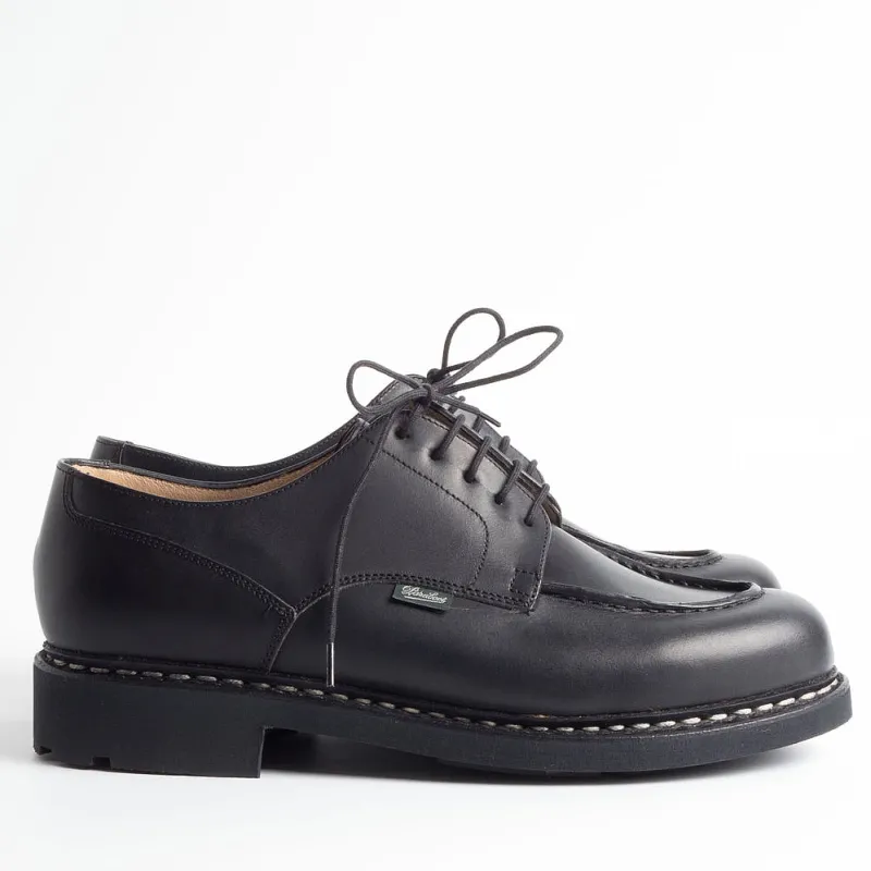Paraboot - Derby 710709 - Chambord/Tex - Noir / Lis Noir<Collezione Scarpe Uomo Allacciate