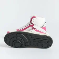 Philippe Model Paris Philippe Model - Sneakers Lyhd Cl03 - Lyon - Mix Blanc Fucsia<Collezione Scarpe Donna Sneakers