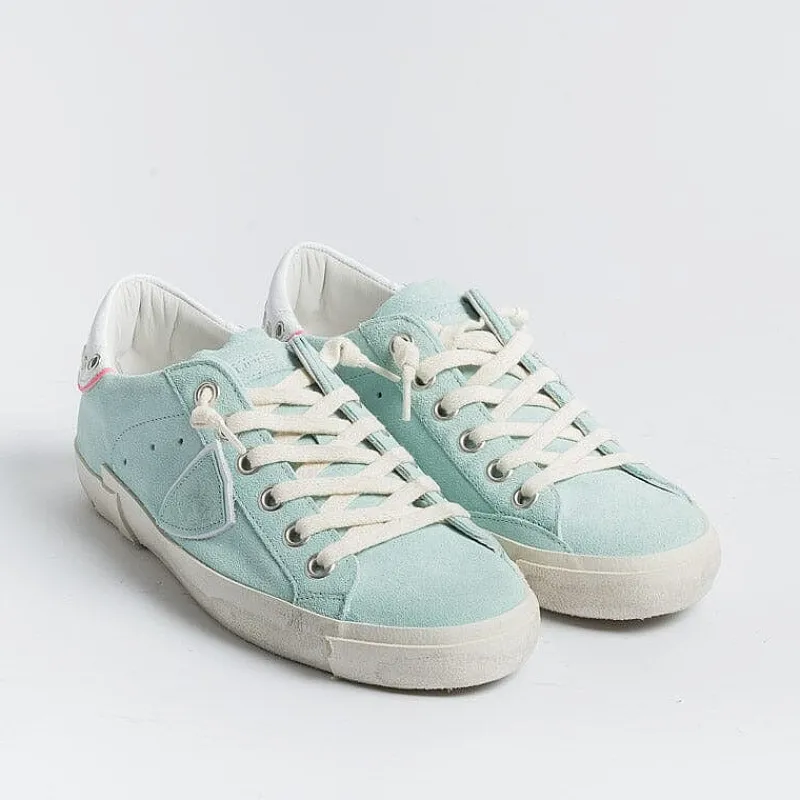 Philippe Model Paris Philippe Model - Sneakers Prld Dy04 - Parisx - Gipsy Eau Verde Acqua<Collezione Scarpe Donna Sneakers