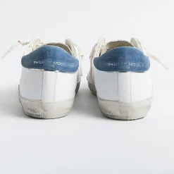 Philippe Model Paris Philippe Model - Sneakers Prlu Vp16 - Parisx - Bianco Bluette<Collezione Scarpe Uomo Sneakers