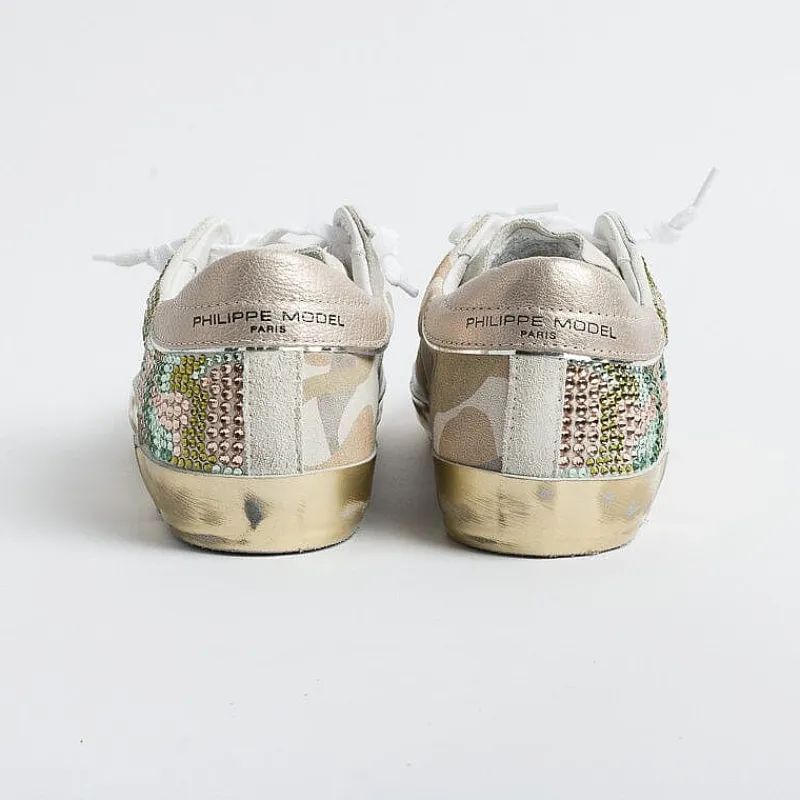 Philippe Model Paris Philippe Model - Sneakers Prld Cdx2 - Parisx - Camouflage Multicolor<Collezione Scarpe Donna Sneakers