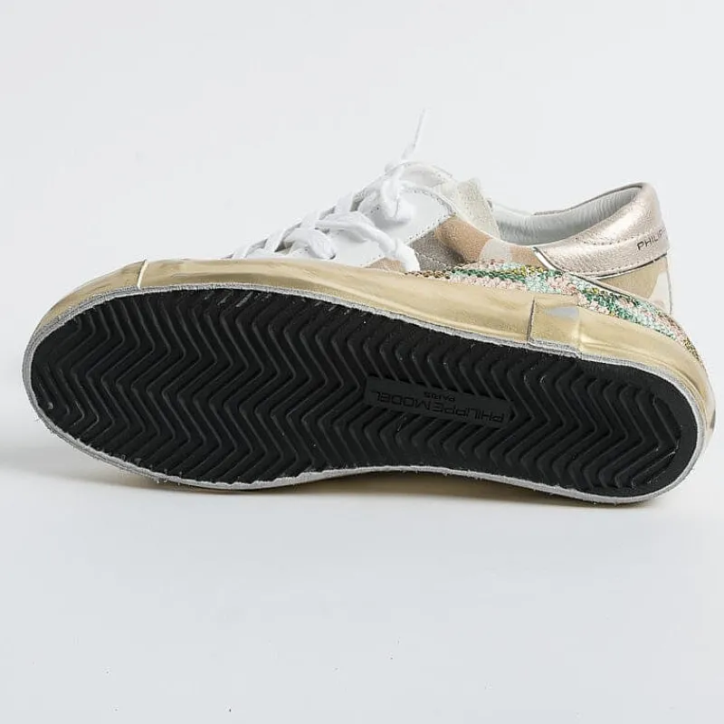 Philippe Model Paris Philippe Model - Sneakers Prld Cdx2 - Parisx - Camouflage Multicolor<Collezione Scarpe Donna Sneakers