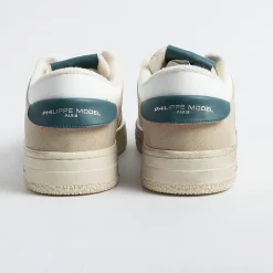 Philippe Model Paris Philippe Model - Sneakers Lylu Cx31 - Lyon - Bianco Beige<Collezione Scarpe Uomo Sneakers