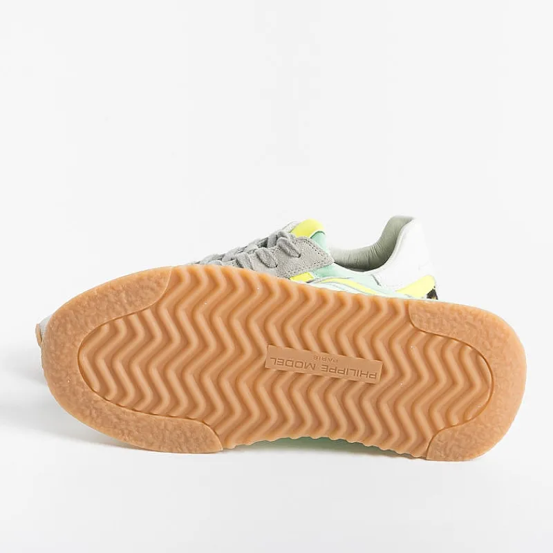 Philippe Model Paris Philippe Model - Sneakers Tyld Ap02 - Tropez 2.1 - Pop Verde Animalier<Collezione Scarpe Donna Sneakers