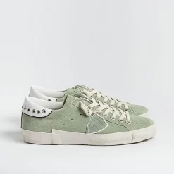 Philippe Model Paris Philippe Model - Sneakers Prlu Dy03 - Parisx - Gipsy Verde<Collezione Scarpe Uomo Sneakers
