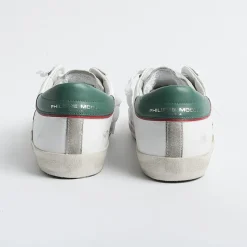 Philippe Model Paris Philippe Model - Sneakers Prlu Vv01 - Parisx - Bianco Verde<Collezione Scarpe Uomo Sneakers