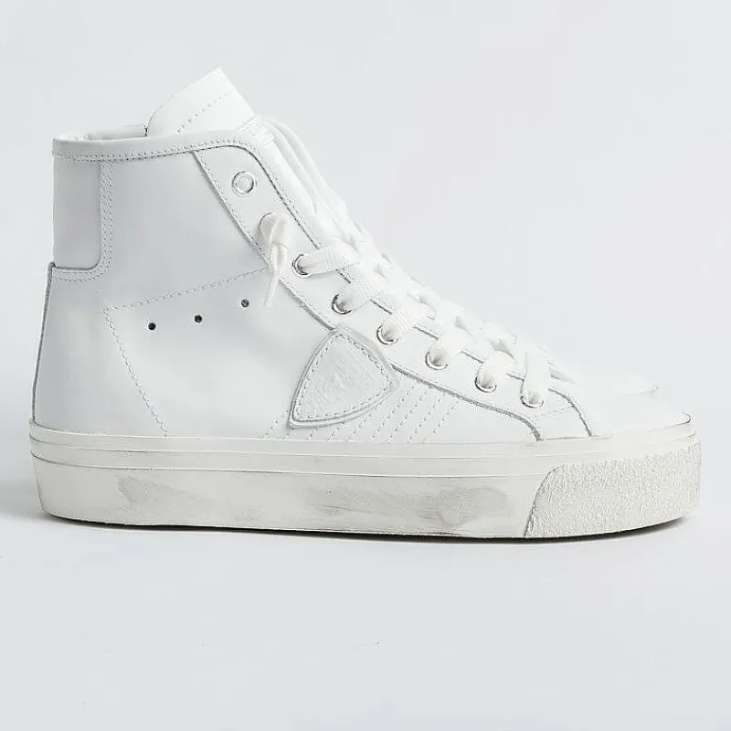 Philippe Model Paris Philippe Model - Sneakers Phhd V001 - Paris High - Bianco<Collezione Scarpe Donna Sneakers