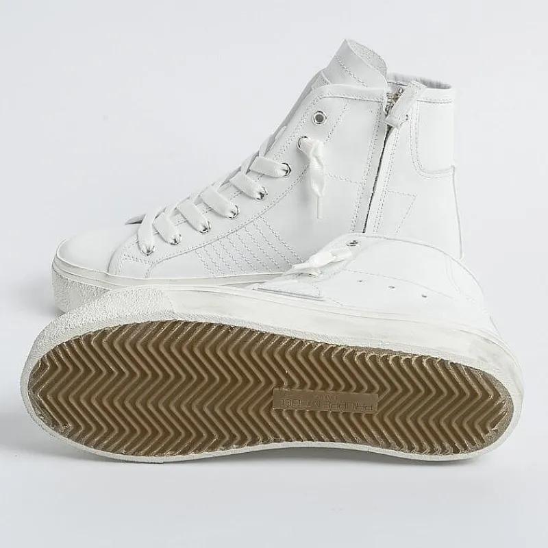 Philippe Model Paris Philippe Model - Sneakers Phhd V001 - Paris High - Bianco<Collezione Scarpe Donna Sneakers