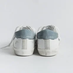 Philippe Model Paris Philippe Model - Sneakers Prlu Vx32 - Parisx - Bianco Denim<Collezione Scarpe Uomo Sneakers