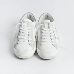 Philippe Model Paris Philippe Model - Sneakers Prlu Vx32 - Parisx - Bianco Denim<Collezione Scarpe Uomo Sneakers
