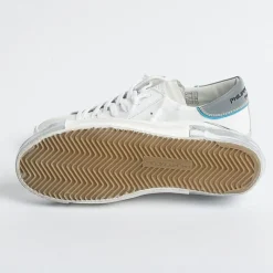 Philippe Model Paris Philippe Model - Sneakers Prlu Vre1 - Parisx - Bianco Grigio<Collezione Scarpe Uomo Sneakers
