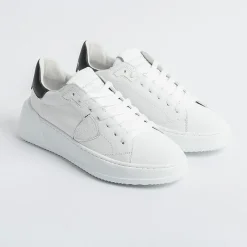 Philippe Model Paris Philippe Model - Sneakers Bjld V010 - Tres Temple - Bianco Nero<Collezione Scarpe Donna Sneakers