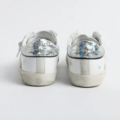 Philippe Model Paris Philippe Model - Sneakers Prld Vpg1 - Parisx - Stampa Reptile Argento<Collezione Scarpe Donna Sneakers