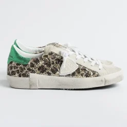 Philippe Model Paris Philippe Model - Sneakers Prld Glm1 - Parisx - Leopard Glitter<Collezione Scarpe Donna Sneakers