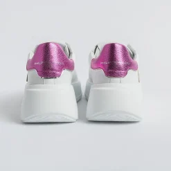 Philippe Model Paris Philippe Model - Sneakers Bjld Wm01 - Tres Temple - Bianco Fucsia<Collezione Scarpe Donna Sneakers
