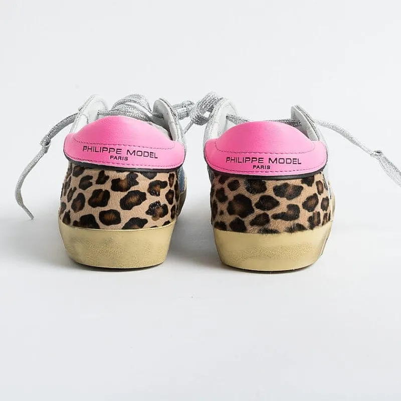 Philippe Model Paris Philippe Model - Sneakers Prld Idp1 - Parisx - Pop Denim<Collezione Scarpe Donna Sneakers