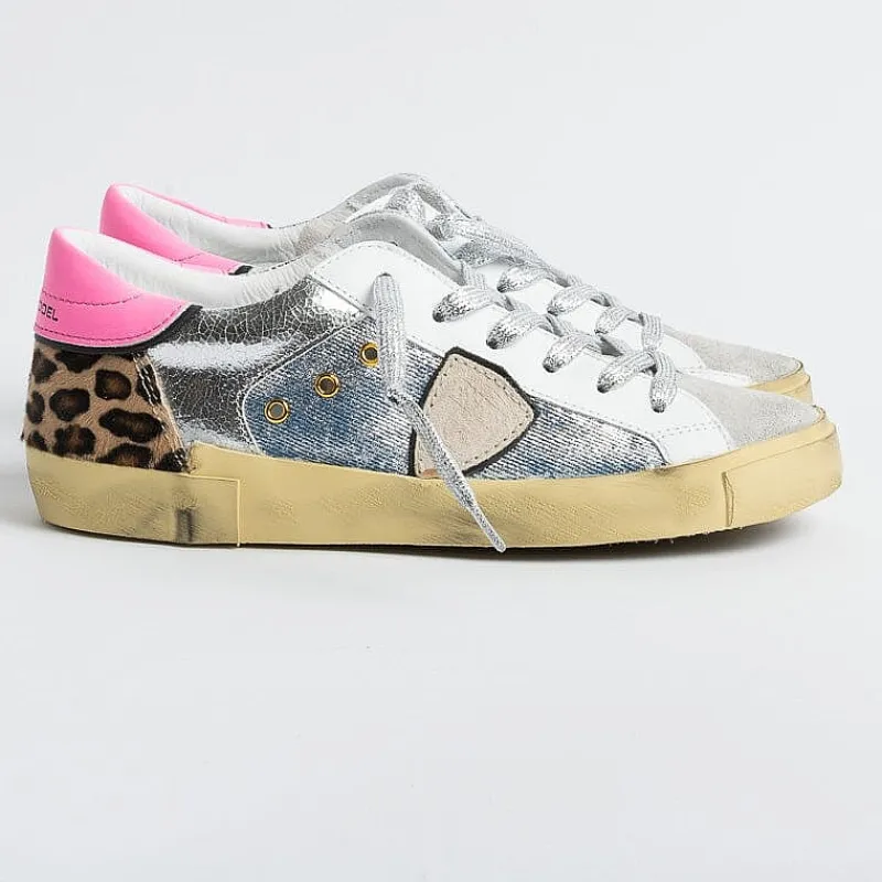 Philippe Model Paris Philippe Model - Sneakers Prld Idp1 - Parisx - Pop Denim<Collezione Scarpe Donna Sneakers