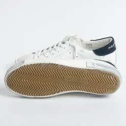 Philippe Model Paris Philippe Model - Sneakers Prlu Vll1 - Parisx - Bianco Blu<Collezione Scarpe Uomo Sneakers