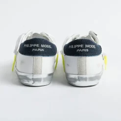 Philippe Model Paris Philippe Model - Sneakers Prlu Vll1 - Parisx - Bianco Blu<Collezione Scarpe Uomo Sneakers