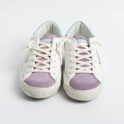 Philippe Model Paris Philippe Model - Sneakers Prld Wx26 - Parisx - Blanc Violet<Collezione Scarpe Donna Sneakers