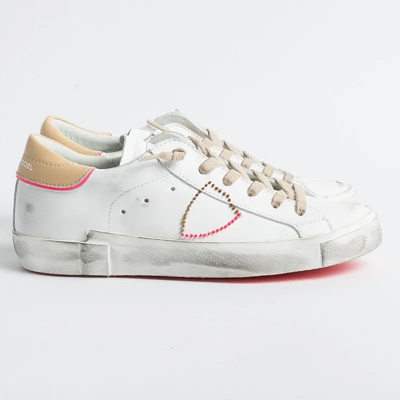 Philippe Model Paris Philippe Model - Sneakers Prld Vb35 - Parisx - Beige<Collezione Scarpe Donna Sneakers