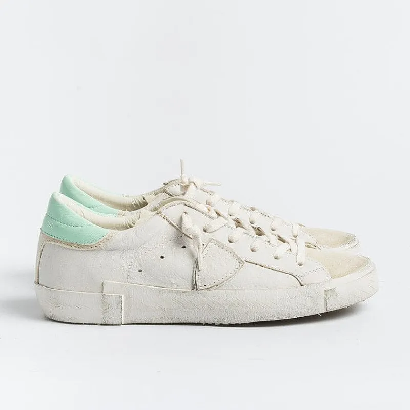 Philippe Model Paris Philippe Model -Sneakers Prld Wx16 - Parisx - Bianco Sabbia<Collezione Scarpe Donna Sneakers