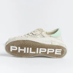 Philippe Model Paris Philippe Model -Sneakers Prld Wx16 - Parisx - Bianco Sabbia<Collezione Scarpe Donna Sneakers